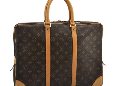 Authentic Louis Vuitton Monogram Porte Documents Voyage M53361 Briefcase 2706F Cheap