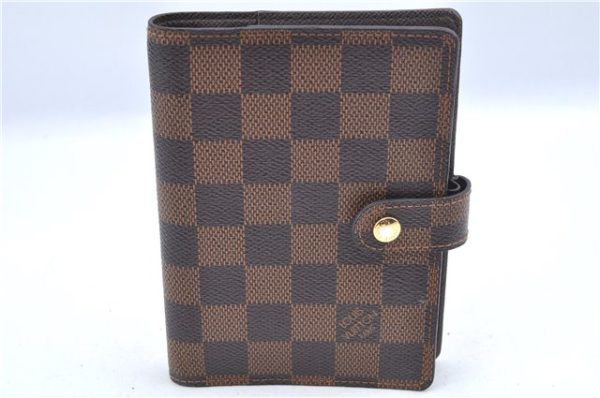 Authentic Louis Vuitton Damier Agenda PM Notebook Cover R20700 LV 8980F Hot on Sale