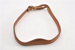 Auth Louis Vuitton Leather Strap For Pochette Accessoires Beige 13.8  LV 1262G Sale