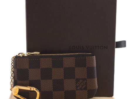 Authentic Louis Vuitton Damier Pochette Cles Coin Purse Case N62658 LV Box 9608E For Discount