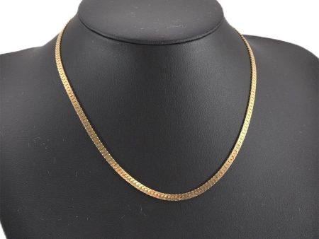 Authentic GIVENCHY Vintage Chain Necklace Gold Tone 1646G For Sale