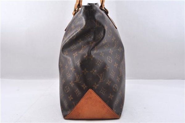 Auth Louis Vuitton Monogram Cabas Mezzo Shoulder Tote Bag M51151 LV Junk 0481F For Sale