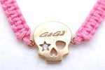 Authentic GaGaMILANO Anklet Skull Motif Canvas Pink Box J5456 Online Sale