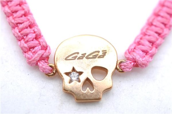 Authentic GaGaMILANO Anklet Skull Motif Canvas Pink Box J5456 Online Sale