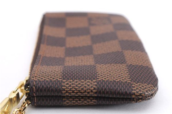 Authentic Louis Vuitton Damier Pochette Cles Coin Purse Case N62658 LV Box 9608E For Discount