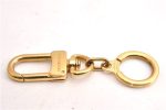 Authentic Louis Vuitton Charm Key Chain Anokre Gold M62694 LV 7250E Discount