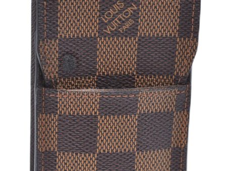 Authentic Louis Vuitton Damier Etui Cigarette Case N63024 LV J8299 Cheap