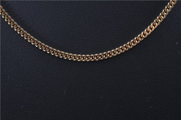 Authentic Christian Dior Gold Tone Chain Necklace CD 1384G Sale