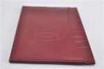 Authentic Cartier Must de Cartier Card Case Purse Enamel Bordeaux Red 1472F Discount