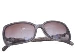 Authentic CHANEL Sunglasses Check Pattern CoCo Mark Plastic Gray 8784E Discount