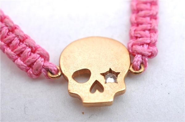 Authentic GaGaMILANO Anklet Skull Motif Canvas Pink Box J5456 Online Sale