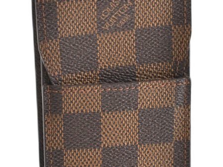 Authentic Louis Vuitton Damier Etui Cigarette Case N63024 LV 6130F on Sale