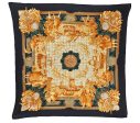 Authentic HERMES Pleats Scarf  AZVL EJOS  Silk Black Box 7671E Hot on Sale