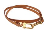 Authentic Louis Vuitton Leather Shoulder Strap Beige 23.4  LV 3500E Sale