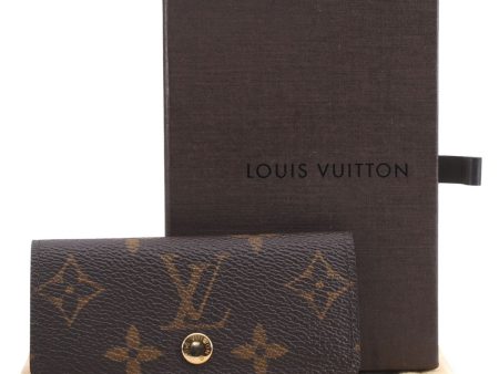 Auth Louis Vuitton Monogram Multicles 4 Four Hooks Key Case M62631 LV Box 2577E Online now