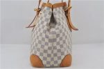 Auth Louis Vuitton Damier Azur Hampstead MM Shoulder Tote Bag N51206 LV 2593E For Cheap