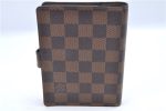 Authentic Louis Vuitton Damier Agenda PM Notebook Cover R20700 LV 8980F Hot on Sale