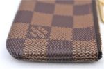 Authentic Louis Vuitton Damier Pochette Cles Coin Case Purse N62658 LV Box J2356 Fashion