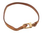 Auth Louis Vuitton Leather Strap For Pochette Accessoires Beige 13.8  LV 1257G Supply