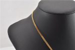 Authentic Christian Dior Gold Tone Chain Necklace CD 1384G Sale