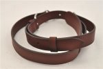 Authentic Louis Vuitton Leather Shoulder Strap Brown 38.6-47.8  LV 2247E Online now