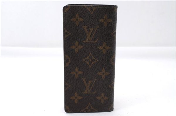 Authentic Louis Vuitton Monogram Etui Lunette Simple M62962 Glasses Case 4226E Cheap