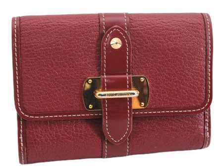 Authentic Louis Vuitton Suhali Portofeuil Le Somptueux Wallet M95855 Red 8580E Supply