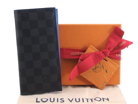 Auth Louis Vuitton Damier Graphite Portefeuille Alexandre Wallet LV Box 1813E on Sale