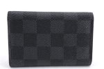 Authentic Louis Vuitton Damier Graphite Multicles 6 Key Case M62662 LV Box 8109E on Sale