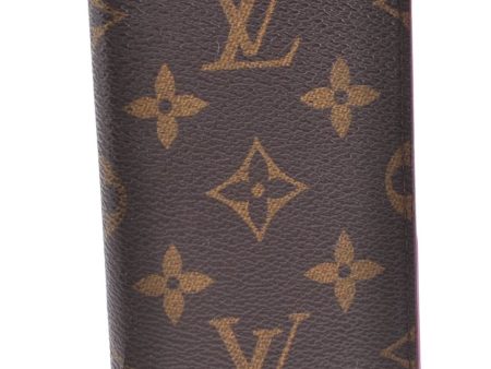 Authentic Louis Vuitton Monogram Folio Iphone 7 8 Case Pink M61906 LV 1079E Supply