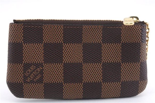 Authentic Louis Vuitton Damier Pochette Cles Coin Purse Case N62658 LV Box 9608E For Discount