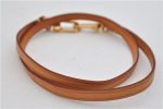 Authentic Louis Vuitton Leather Shoulder Strap Beige 23.4  LV 3500E Sale