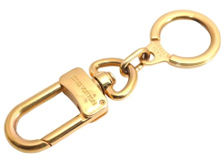 Authentic Louis Vuitton Charm Key Chain Anokre Gold M62694 LV 7250E Discount