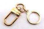 Authentic Louis Vuitton Charm Key Chain Anokre Gold M62694 LV 3804E For Cheap