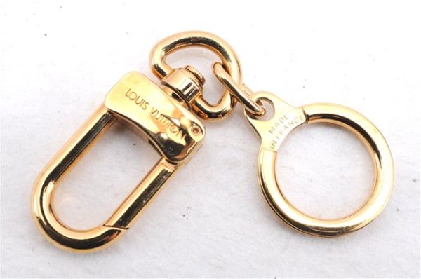 Authentic Louis Vuitton Charm Key Chain Anokre Gold M62694 LV 3804E For Cheap