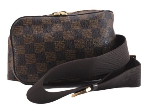 Authentic Louis Vuitton Damier Geronimos Waist Body Bag N51994 LV 9487E Fashion