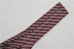 Authentic HERMES Ascot Tie Necktie Chain Pattern Silk Purple Box 2989E Online Hot Sale