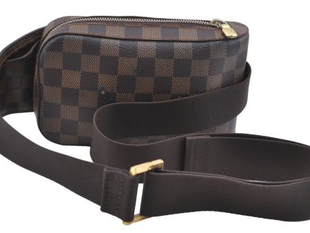 Authentic Louis Vuitton Damier Geronimos Waist Body Bag N51994 LV J2441 Hot on Sale