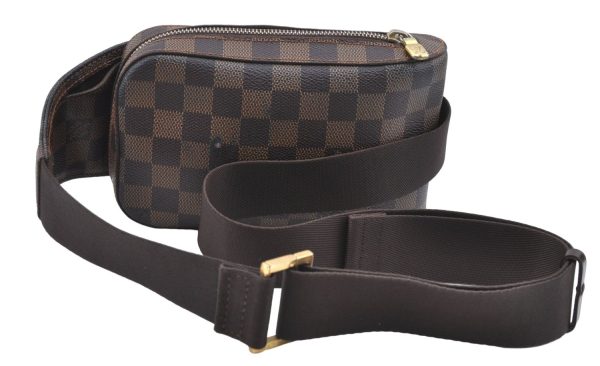 Authentic Louis Vuitton Damier Geronimos Waist Body Bag N51994 LV J2441 Hot on Sale