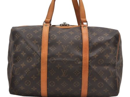 Authentic Louis Vuitton Monogram Sac Souple 35 Hand Boston Bag M41626 LV 9183F Hot on Sale