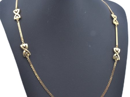 Authentic GIVENCHY Vintage Long Chain Pendant Necklace Gold Tone 1644G For Discount