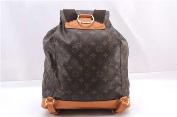 Authentic Louis Vuitton Monogram Montsouris GM Backpack M51135 LV 0466F Online Sale