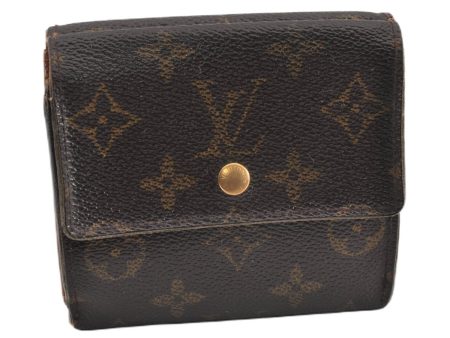 Authentic Louis Vuitton Monogram M61652 Porte Monnaie Billet Carte Credit 0836G For Sale