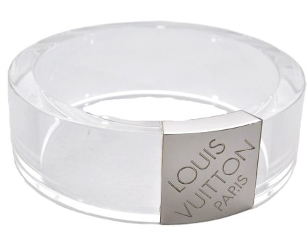 Authentic Louis Vuitton Night Clubber MM Bangle Bracelet Clear M92199 LV 9615E Online Hot Sale