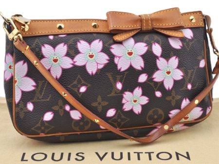 Louis Vuitton Monogram Cherry Blossom Pochette Accessoires Pouch M92006 LV 0861G Online Hot Sale