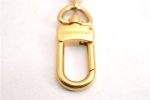 Authentic Louis Vuitton Charm Key Chain Anokre Gold M62694 LV 7250E Discount