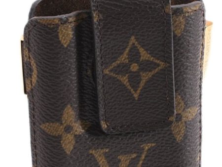 Authentic Louis Vuitton Monogram Etui TelePhone International PM M63064 LV 8762E Fashion