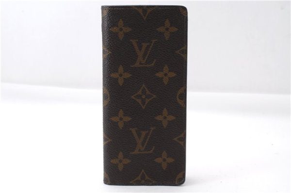 Authentic Louis Vuitton Monogram Etui Lunette Simple M62962 Glasses Case 4226E Cheap