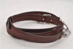 Authentic Louis Vuitton Leather Shoulder Strap Brown 38.6-47.8  LV 2247E Online now