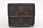 Authentic Louis Vuitton Monogram M61652 Porte Monnaie Billet Carte Credit 1555G Hot on Sale